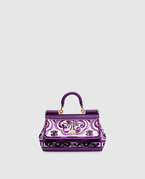 Dolce&Gabbana Сумка кросс-боди Sicily с вышивкой Майолика BB7116BW050