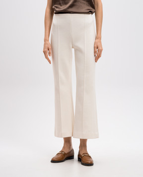 Sonia Rykiel Белые брюки клеш 18257300