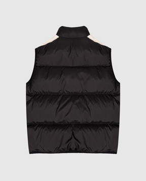 Palm Angels Дитячий чорний жилет з нашивкою логотипа PBEJ003C99FAB001812
