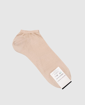 RiminiVeste Бежевые носки-мини Chiffon CHIFFONMINI
