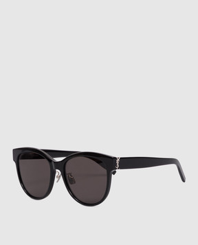 Saint Laurent Чорні сонцезахисні окуляри M107 з монограмою 714796Y9901