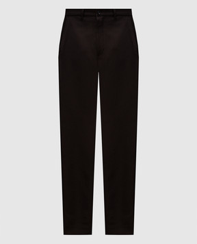 Loro Piana Коричневые брюки с шерстью FAP3281
