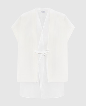 Brunello Cucinelli Білий кардиган Layered M19257716