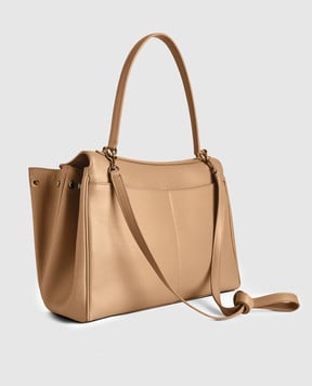 Balenciaga Бежевая кожаная сумка Rodeo 7897442AA4V