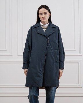 Brunello Cucinelli Синяя куртка с цепочкой мониль MB5749664P