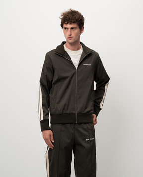 Palm Angels Зелена вітровка з вишивкою логотипа PMBD077F24FAB001