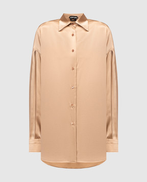 Tom Ford Бежевая блуза из шелка CA3211FAX881