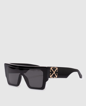 Off-White Черные солнцезащитные очки Марион OERI14FS25PLA001