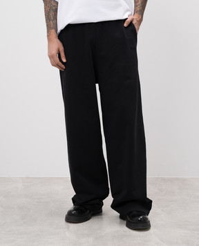 Vetements Черные спортивные брюки с логотипом UA66SP630Bm