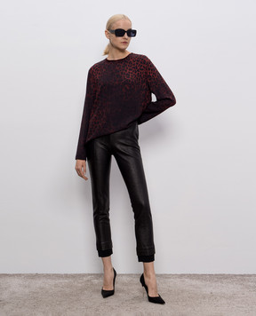 Cedric Charlier Черные брюки из шерсти A03049028