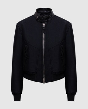 Tom Ford Черная куртка с шерстью и шелком  CS1265FAX1374