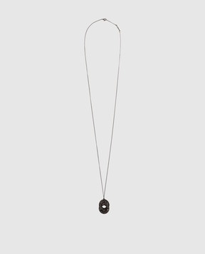 Max Mara Чорний ланцюжок з підвіскою MMBOLDNECK MMBOLDNECK