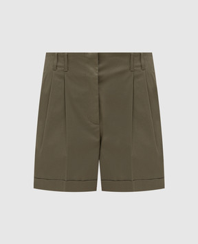 Max Mara Шорти BERGEN кольору хакі BERGEN