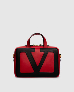 Valentino Красная кожаная сумка кроссбоде Viva Superstar 7W2B0R73PTJ