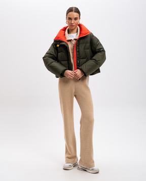 Parajumpers Зелений укорочений пуховик Cecy 24WPWPUPD31
