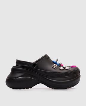 Balenciaga Чорні сабо Crocs Jibbitz 720762W0FOW