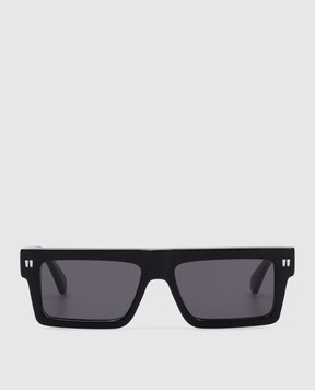 Off-White Чорні сонцезахисні окуляри Chandler OERI13ZS25PLA001