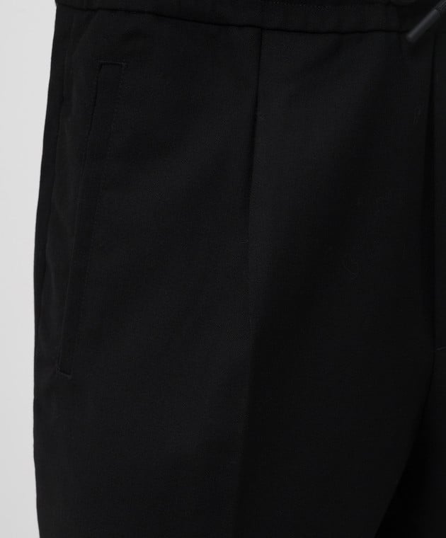 Mackage Чорні штани Martin з вовни MARTIN зображення 5