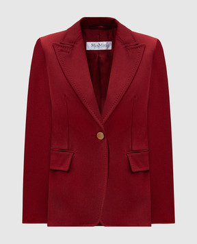 Max Mara Бордовий жакет CURVE з вовни CURVE