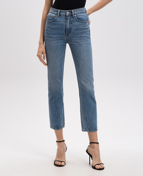 Alexander Wang Голубые джинсы с эффектом потертости 4DC1254606