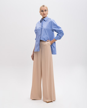 Max Mara Блакитна сорочка CONERO з логотипом CONERO