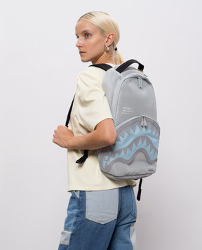 Sprayground Дитячий сірий рюкзак SHARK CENTRAL ICE MESH 910B7524NSZ