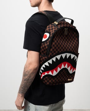 Sprayground Дитячий коричневий рюкзак Sharks In Paris 910B6778NSZ