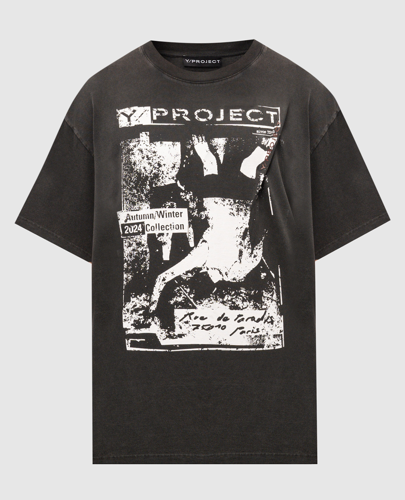 

Черная футболка с принтом логотипа, Черный, Футболки