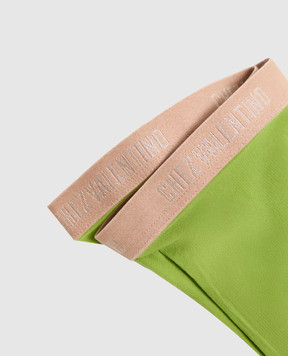 Valentino Зелені колготи з мережива 7B3KI02M95C