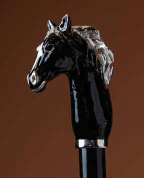 Pasotti Серебристый рожок для обуви Black Horse PFPEXXK45