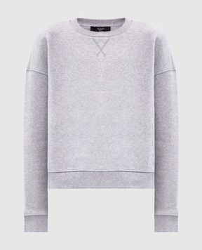 Max Mara Weekend Сірий меланжевий світшот GERBA GERBA
