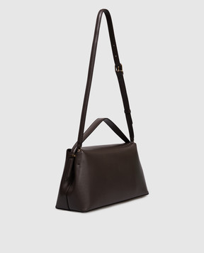 Toteme Коричневая кожаная сумка T-Lock 244WAL956LE0025