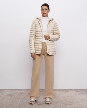 Moncler Бежева пухова куртка Oredon K10931A00090595FE