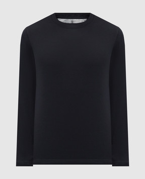 Brunello Cucinelli Синий лонгслив M0B137407