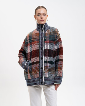 Missoni Кардиган из шерсти в клеточку DS25WM1CBC005L