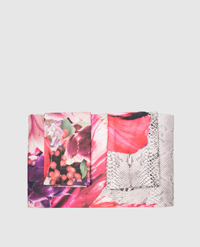 Roberto Cavalli Набір постільної білизни в квітково-анімалістичний принт H0100000048С108