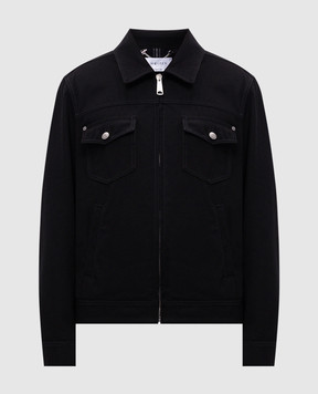 Alexander McQueen Чорна джинсова куртка 809778QYAAC