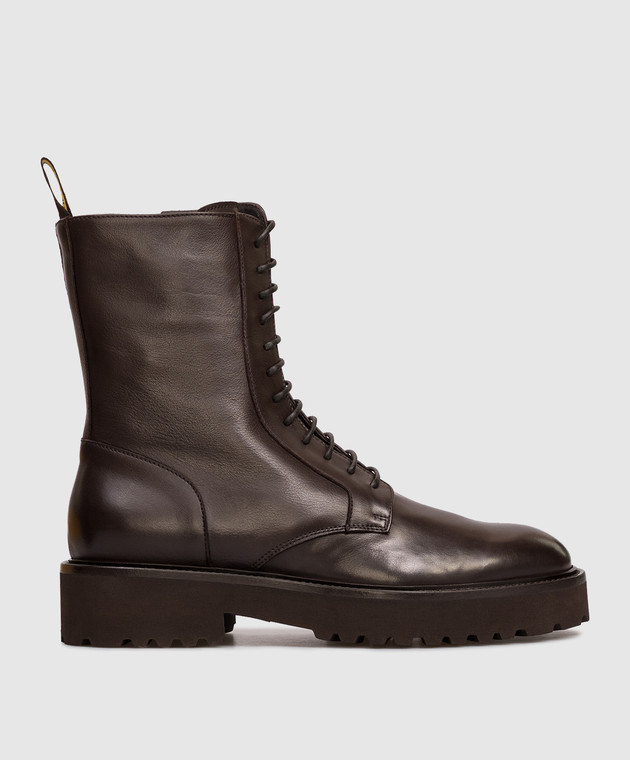 Doucal's Коричневі шкіряні черевики DD8816PHILUF214