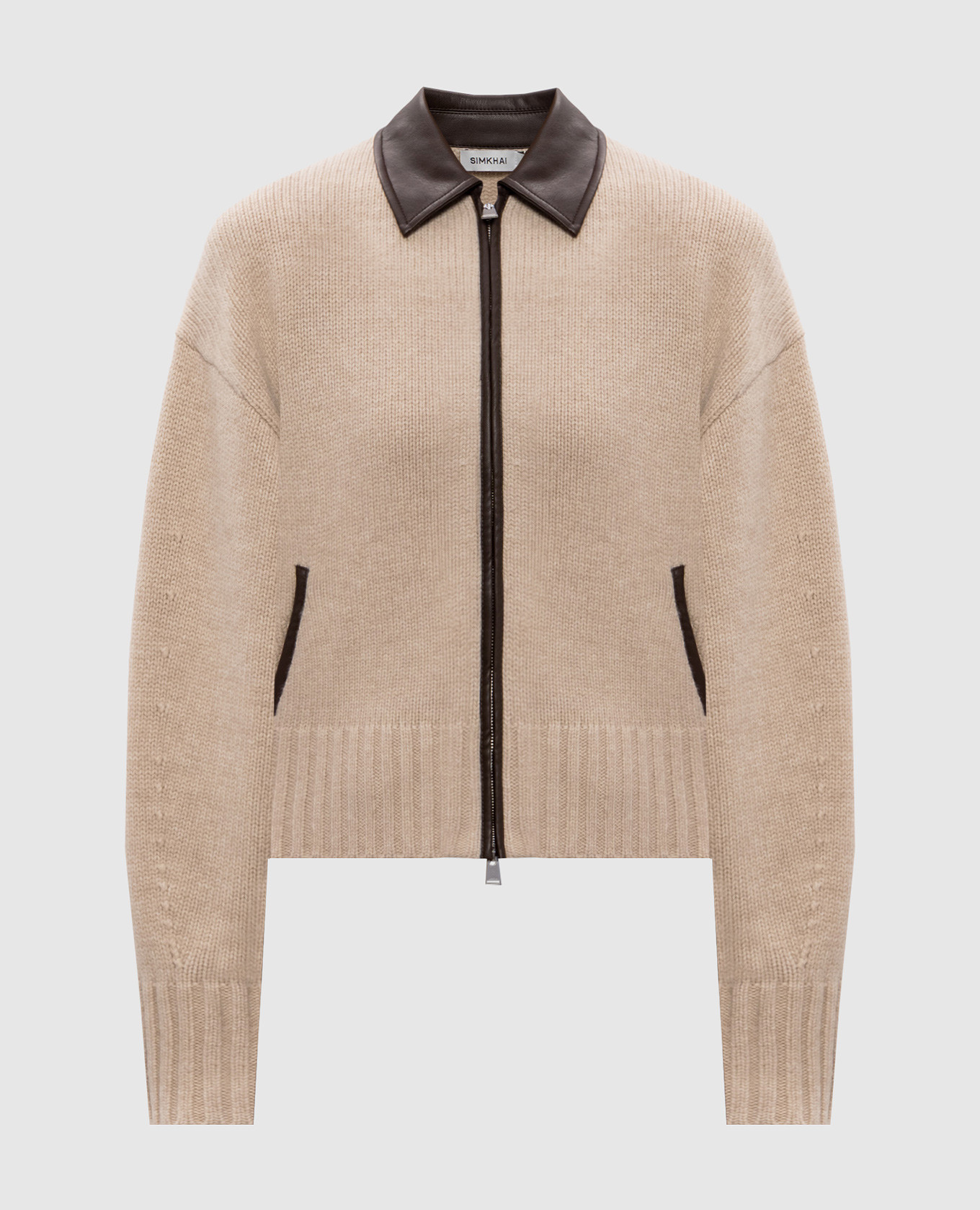 

Бежевый кардиган Zofia из шерсти, Кардиганы