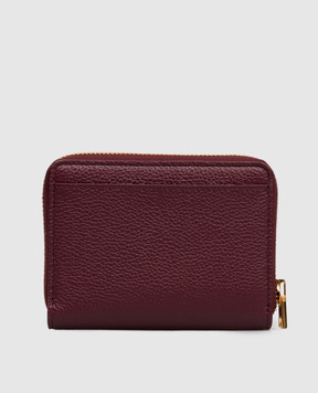 Tom Ford Бордовый кожаный кошелек с монограммой логотипа S0524LCL095G
