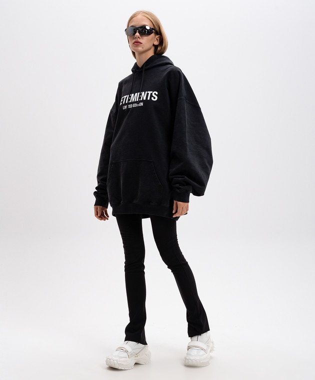 Vetements - Черные худи с принтом логотипа UA65HD250L купить в Symbol