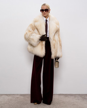 Max Mara Бордові вельветові штани BOSSO BOSSO1234