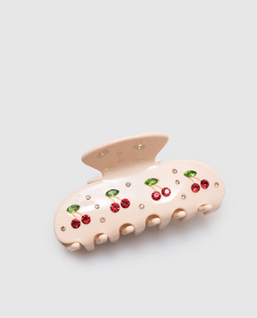 Emi Jay Бежевий затискач для волосся Sweetheart з кристалами Swarovski CHERRYPIE