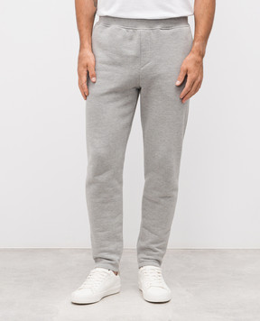 Trussardi Серые спортивные брюки с эмблемой P8018500063NMP355F01