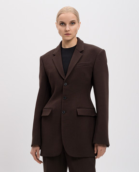 WARDROBE.NYC Коричневый жакет из шерсти W4060PC