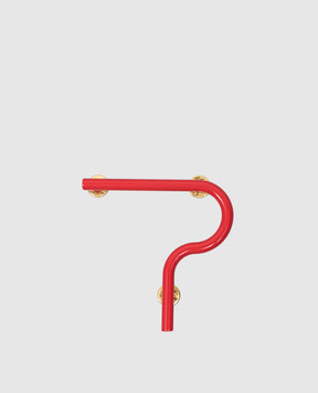 MSGM Красная брошь Sculp Tube 3740MX08S247539