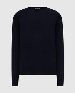 Canali Синий джемпер из кашемира MK02165C0012