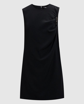 Versace Чорна сукня міні зі шпилькою 10186231A12369