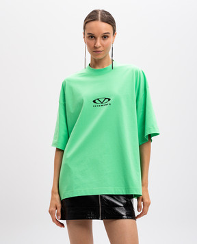 Vetements Зелена футболка з логотипом UA66TR600Ew