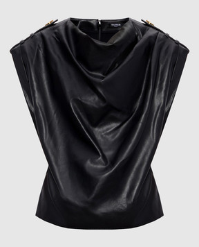 Balmain Черный топ FF1AG710XH81